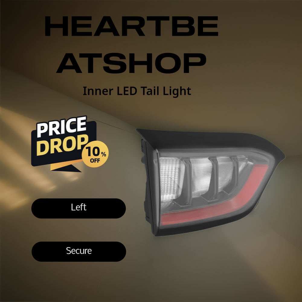 Inner LED Tail Light For 2019-2021 Jeep Cherokee Rear Tail Lamp Left Driver Side