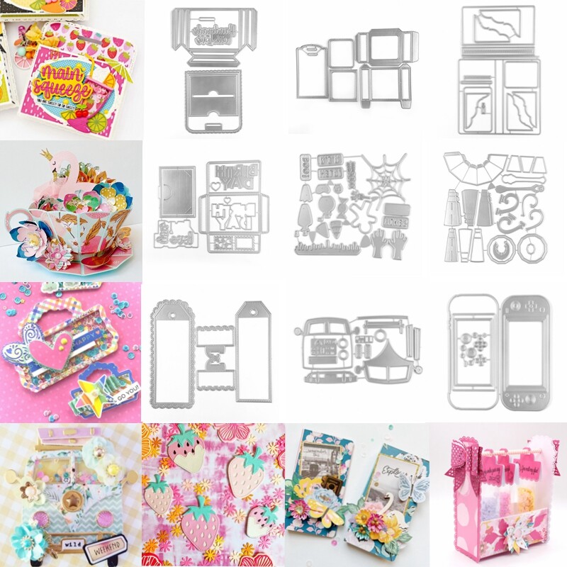 Christmas Gift Card Metal Cutting Dies For DIY Scrapbooking Embossing Craft Card-image