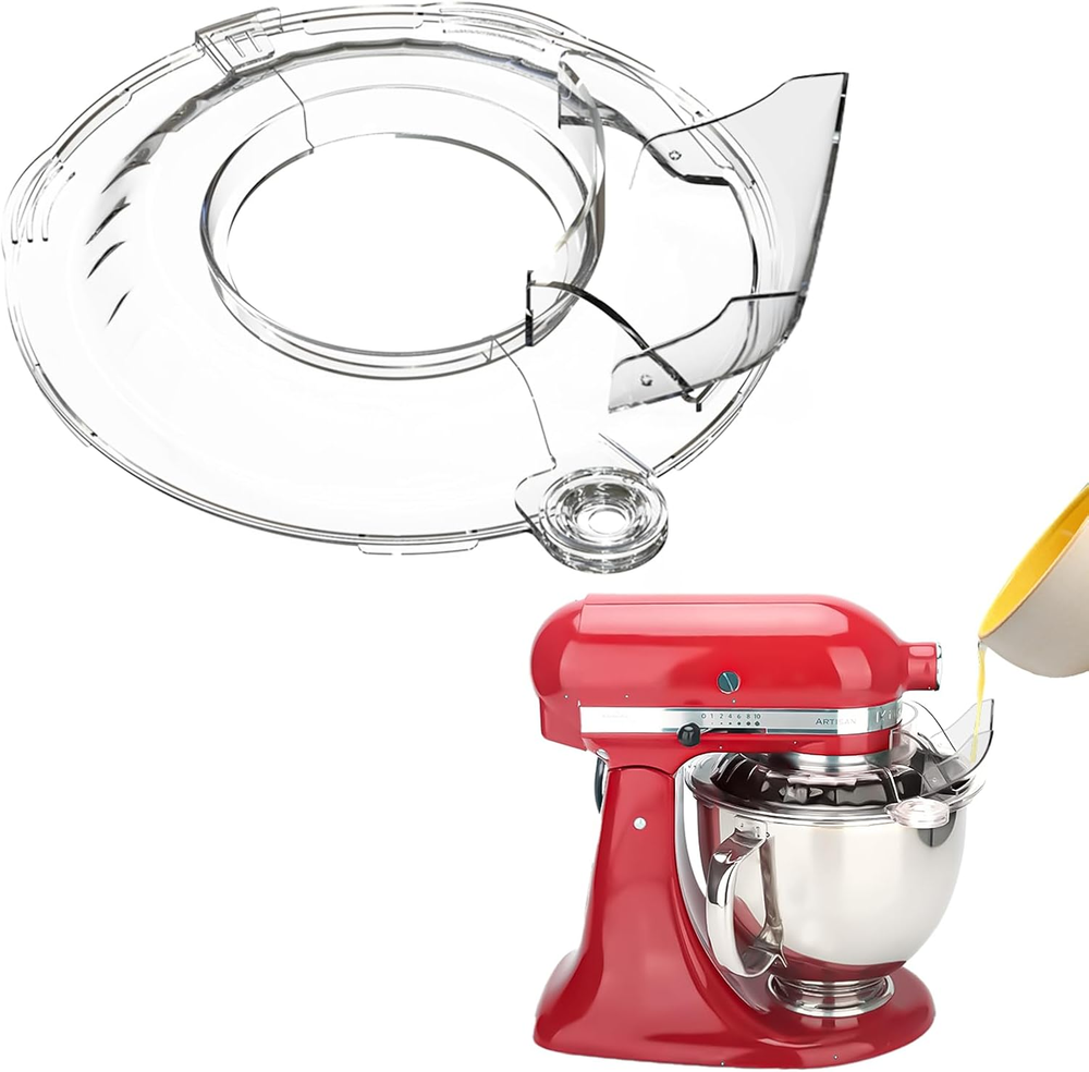 Pouring Shield for Kitchenaid Tilt Head 4.5-5 QT (For Stainless Steel Bowls Only