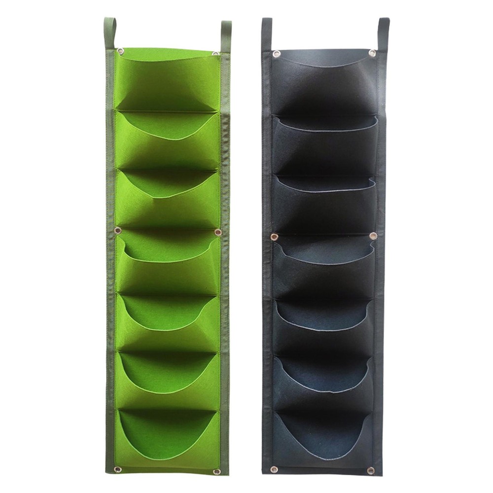1pcs Vertical Garden Wall 7 Pockets Vertical Planter Hang Vertical Wall