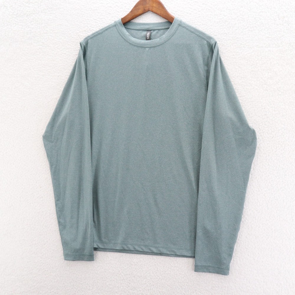 Vuori Mens Tradewind Performance Tee 2.0 Green L Gym Athleisure Shirt