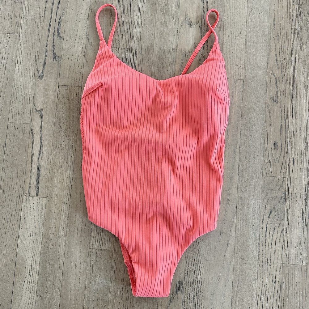 Rip Curl Premium Surf Cheeky 1 Piece Swimsuit Beach Women's Small Watermelon NWT