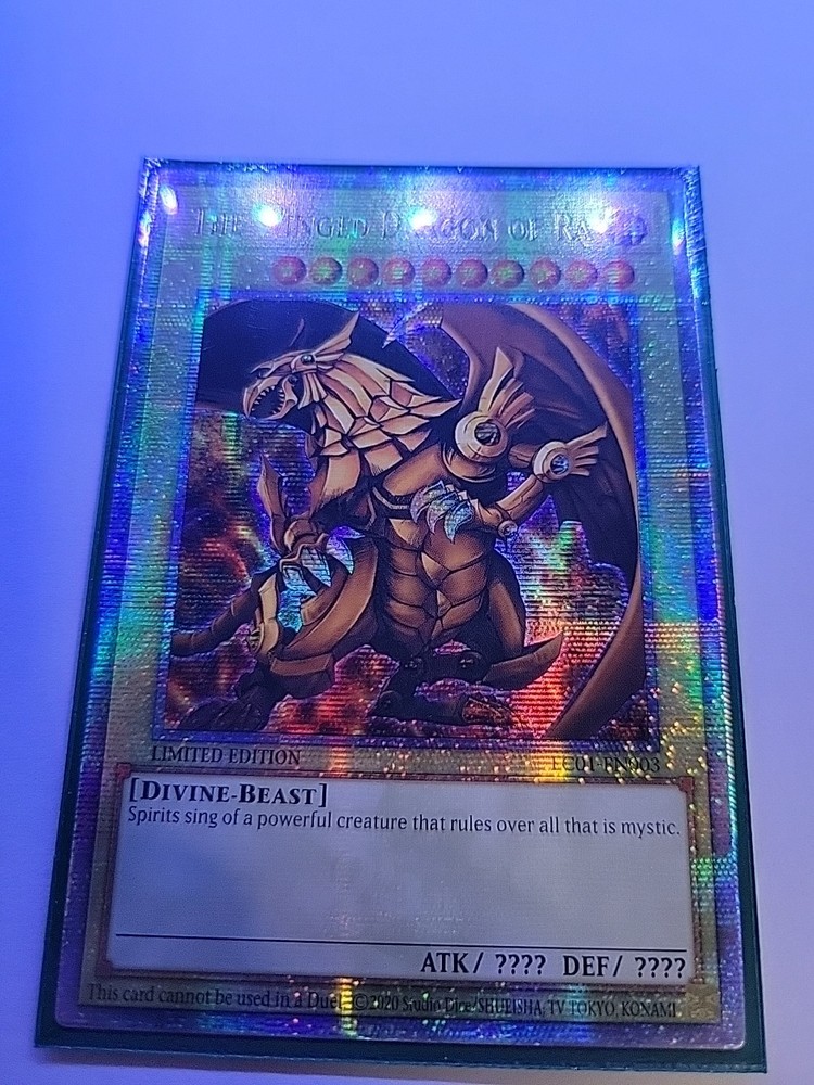 Winged Dragon of Ra Quarter Century Secret Rare LC01-EN003 Legendary Collection
