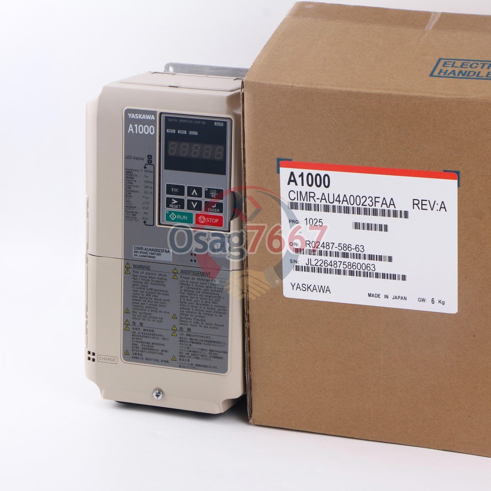 One YASKAWA A1000 AC Drive CIMR-AU4A0023FAA Frequency converter New