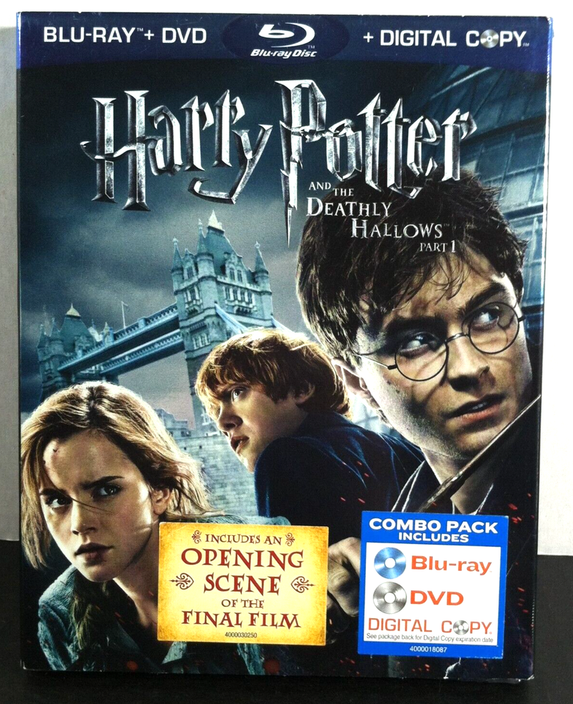 Harry Potter and the Deathly Hallows Part 1 Blu-ray DVD 2010 Brand New