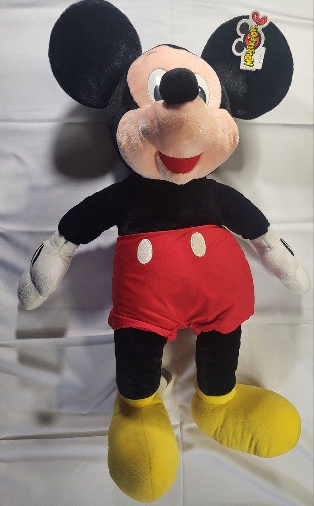 Vtg Disney Mouseketoys Mickey Mouse Plush 30” Jumbo Large Rare With Tags