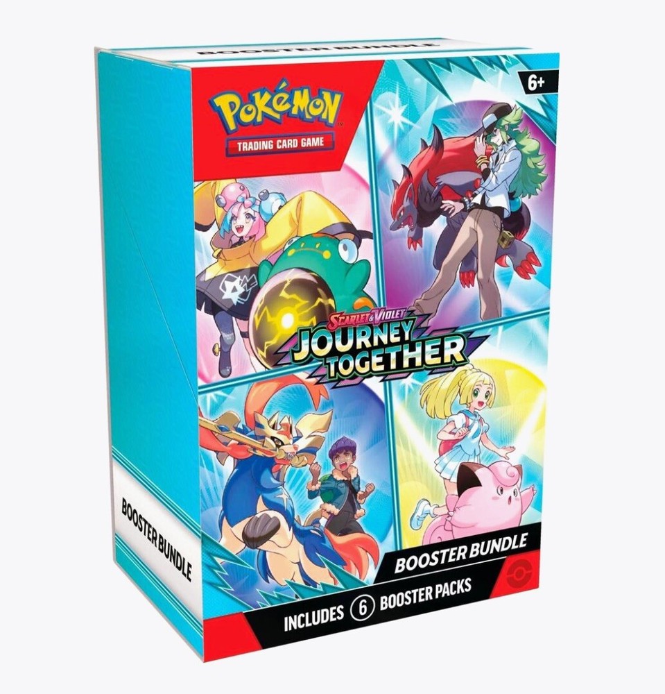 Presale - Pokemon TCG: Journey Together Booster Bundle - Sealed New - Ships 3/28-image