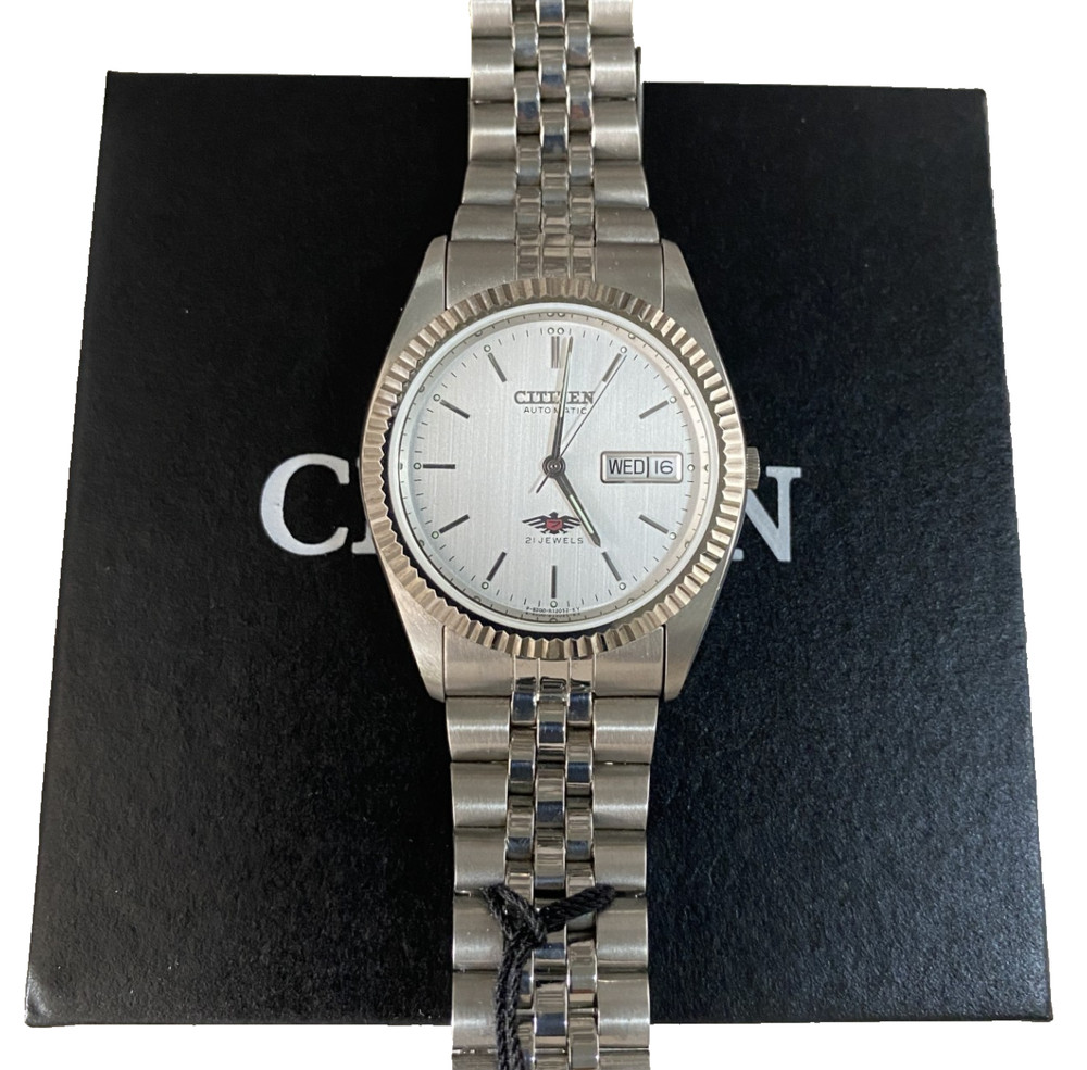 Vintage Citizen Eagle 7  Automatic Silver dial Stainless Steel Gents watch Japan