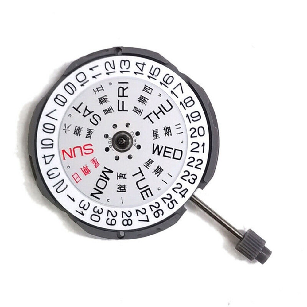 Sliver Quartz Movement Replacement for MIYOTA GM02 GM00 3-Hand Watch