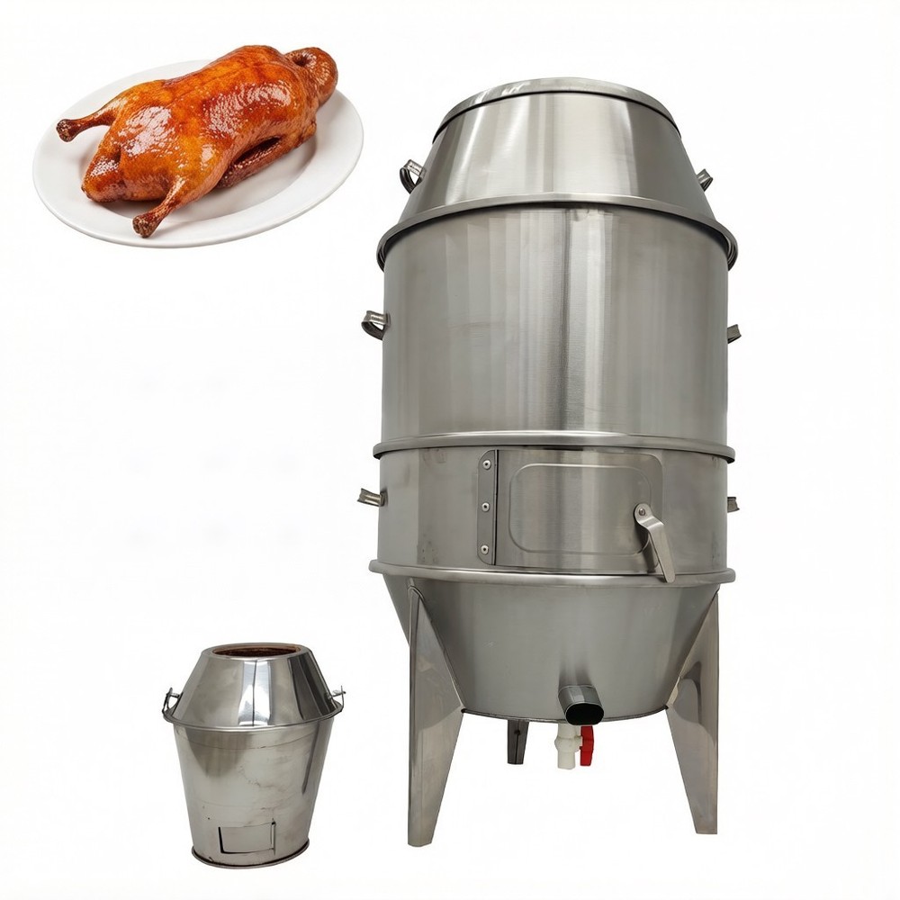 Charcoal Roast Duck Oven Barbecue Roaster Chicken Commercial Cooker Stainless