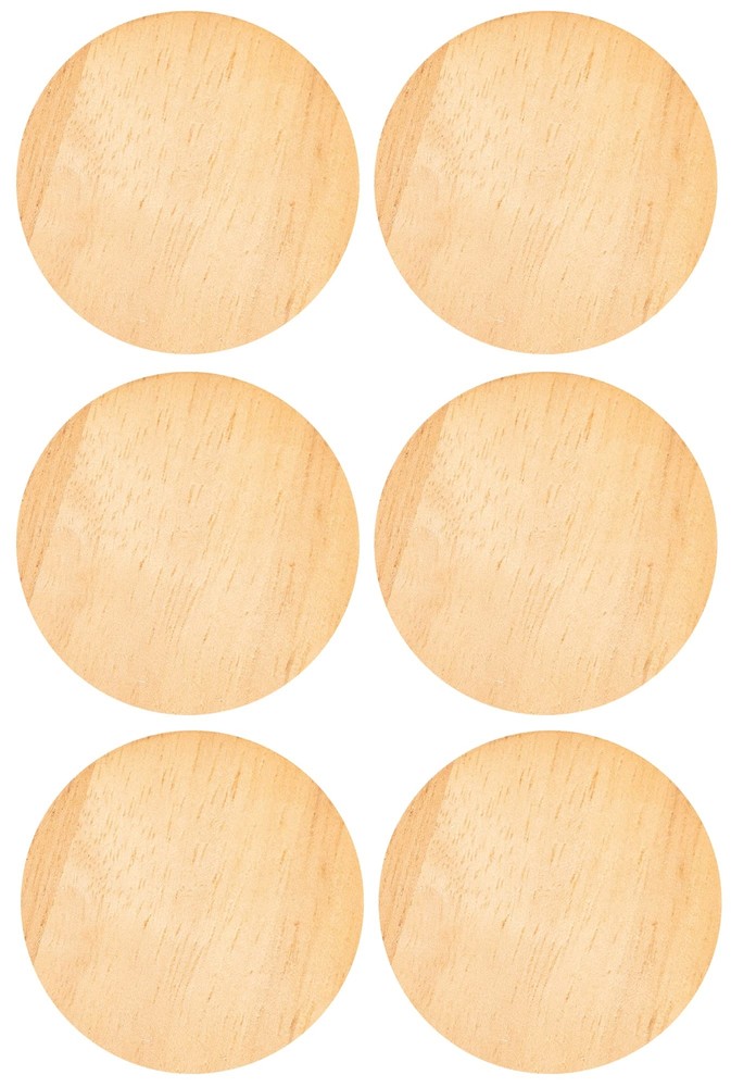 Wooden Coins for Montessori Object Permanence Coin Box - Chunky Wood Replacem...