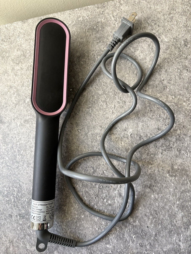 Quinopu Electric Hair Straightener Brush Hot Comb – Gently Used, Good Condition