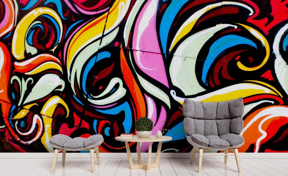 3D Graffiti Art Wall Murals Wallpaper Murals Wall Sticker 39