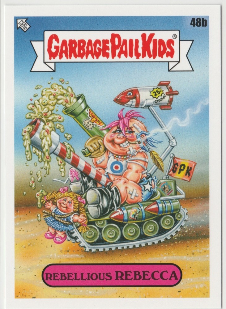 Rebellious Rebecca 48b Garbage Pail Kids GPK 2023 Intergoolactic Mayhem Card