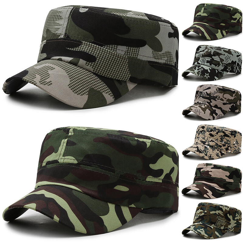 Cadet Fishing Hat Baseball Cap Camouflage Army Hat Combat Camo Military Trendy