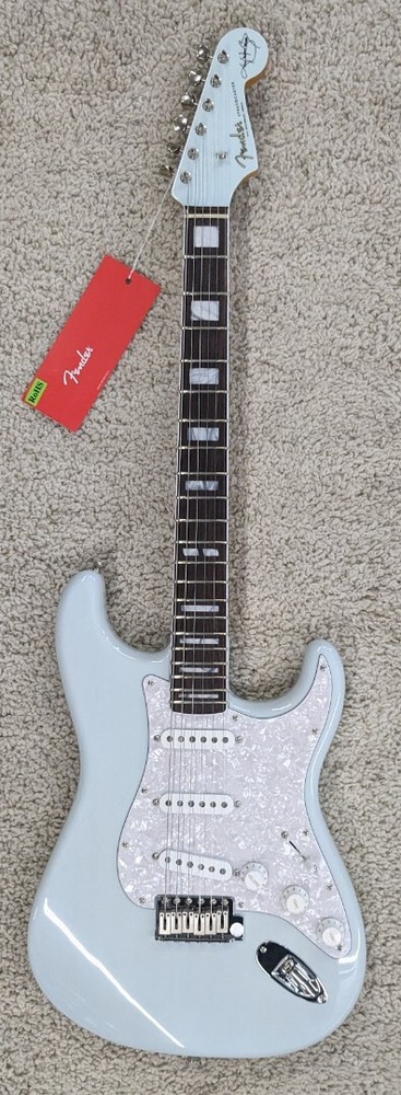 Fender Kenny Wayne Shepherd Stratocaster w/Case, Transparent Faded Sonic Blue