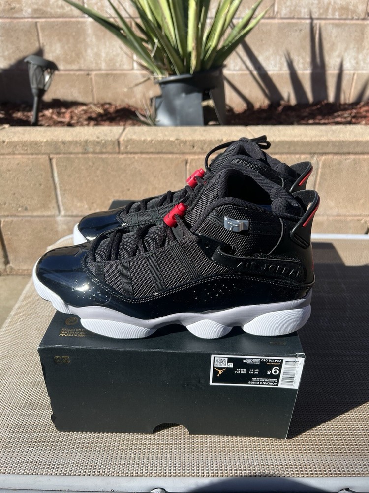 Nike Air Jordan 6 Rings ‘Black Cement’ Men’s Size 9.5 FZ4178-010