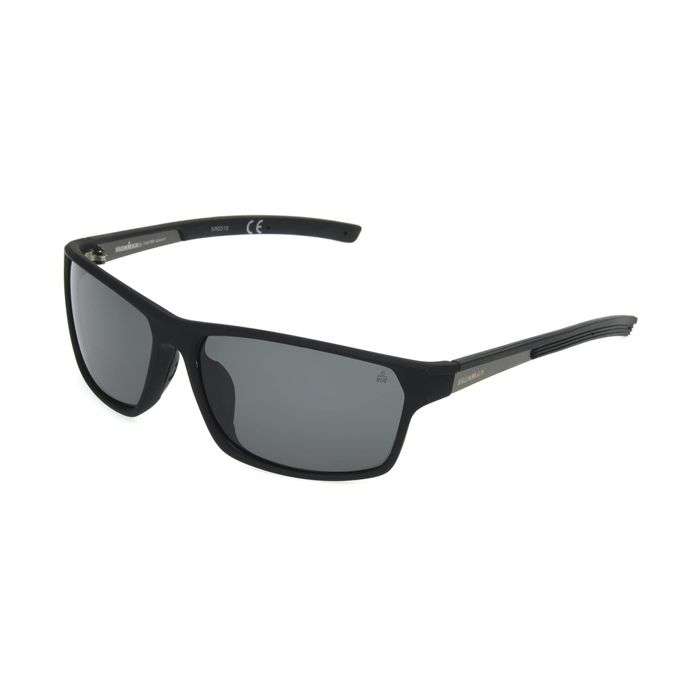 Enthusiast Square Sport Sunglasses for Men Black 61mm UV Protection