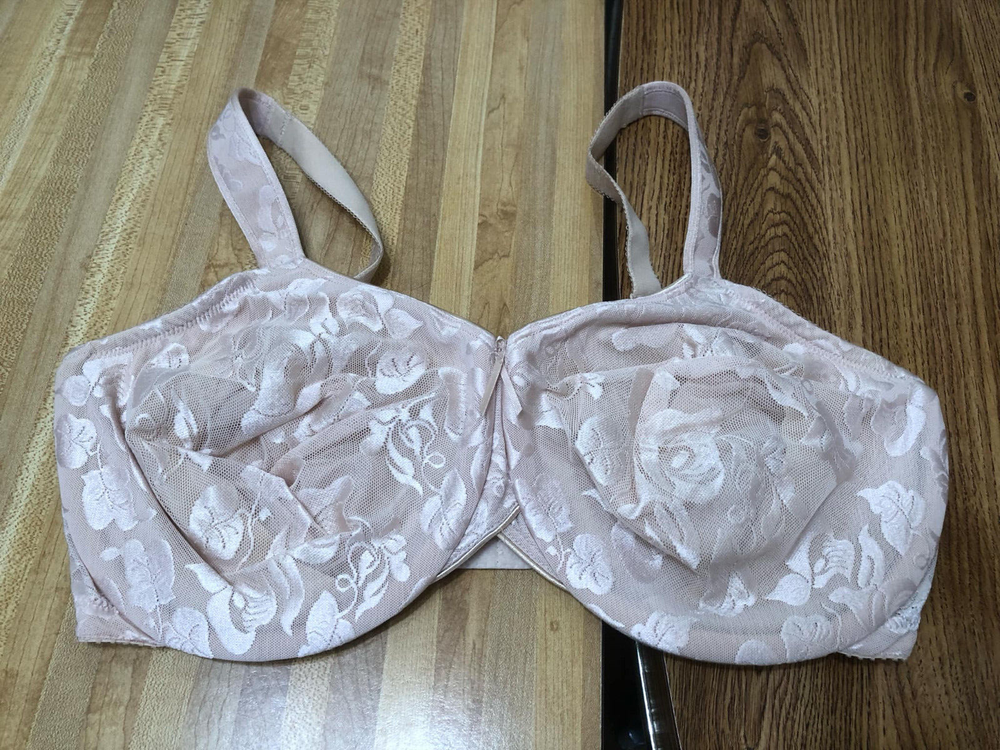 Wacoal Awareness Unlined Full Figure Underwire Bra 40DDD Beige Nude 85567