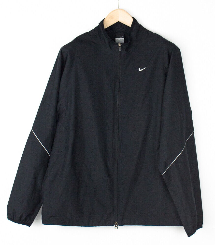 Vintage NIKE Men Casual Track Full Zip Jumper Size L