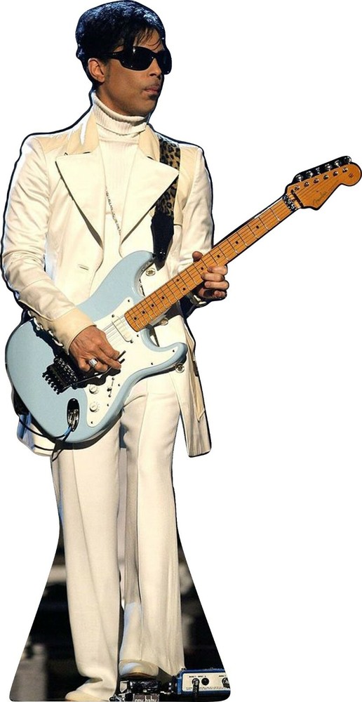 Prince - White Suit - Blue Guitar 63