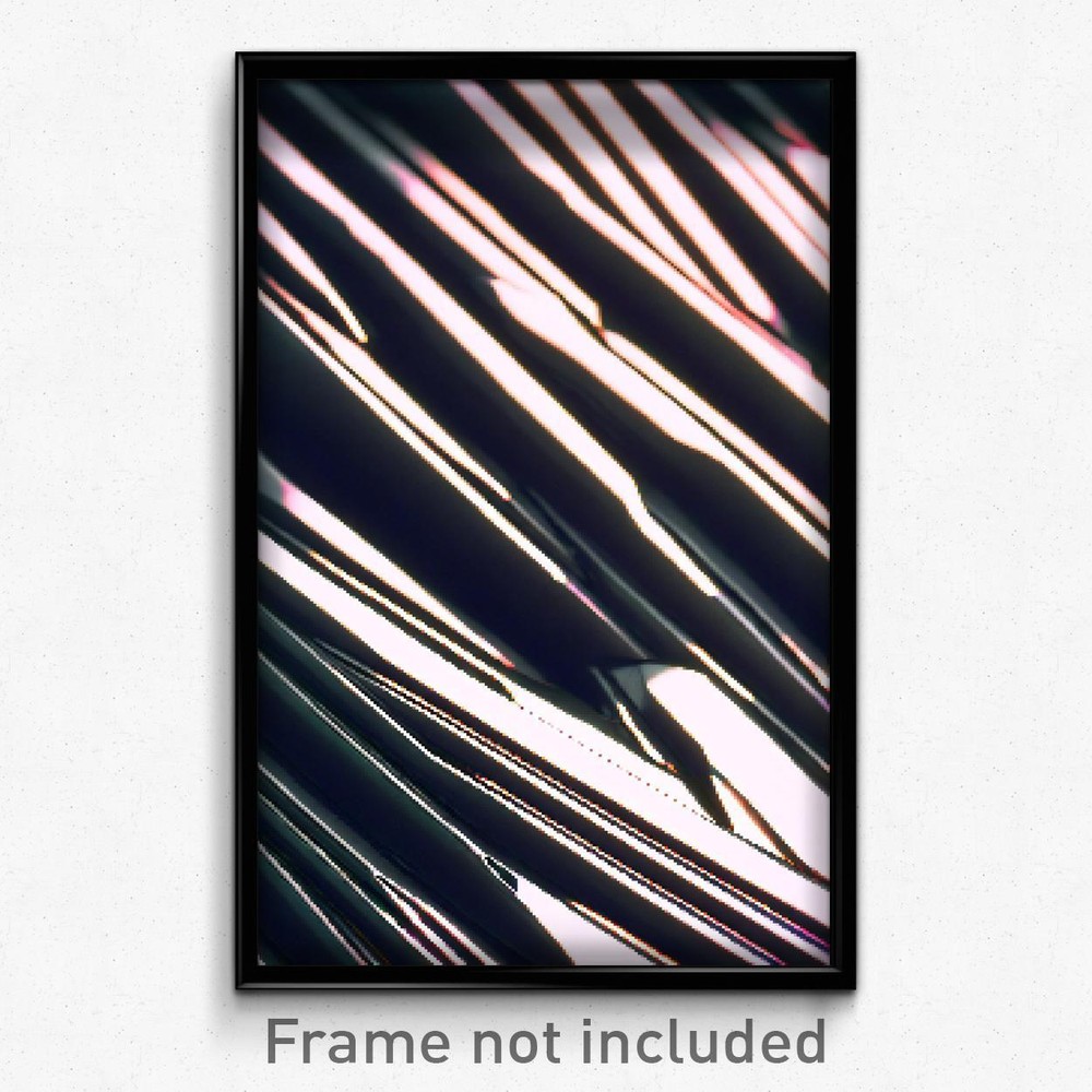 8-Bit Psychedelic Trippy Pixel Art Poster - Glossy Ridge Video Game Print