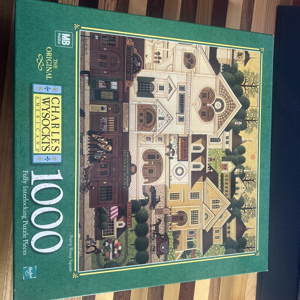 Charles Wysocki Puzzle Pretty Penny Square