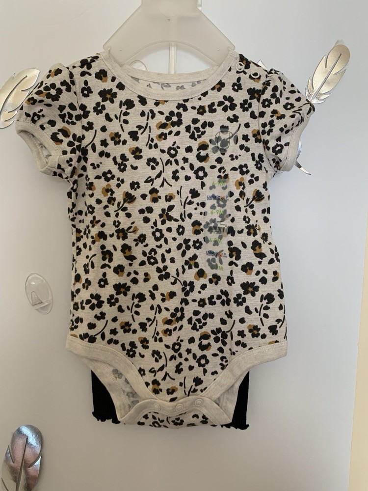 Baby Girl 2pc Top & Pants Leggings Set.  ( Size 6 - 9 Months )