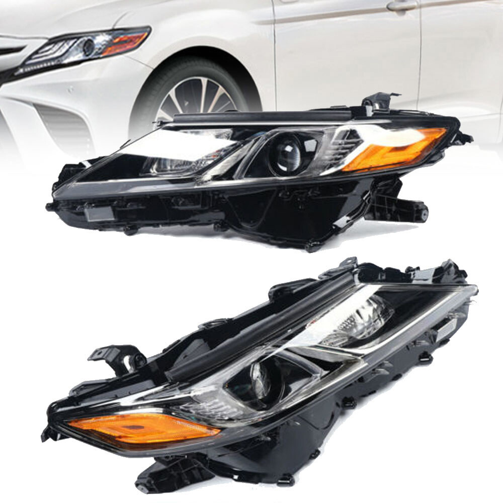 2018-2020 Toyota Camry LE SE LED Headlights Pair Left + Right