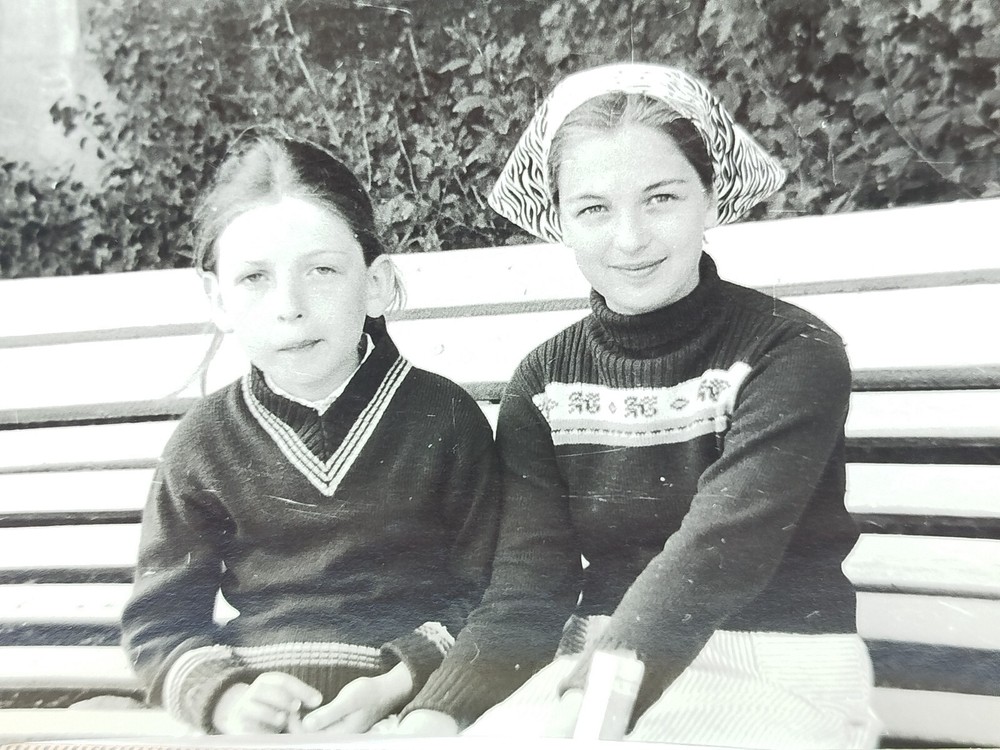 Vintage - Retro -Photo - Beautiful Girls - Children - 1960s - Black and White #9