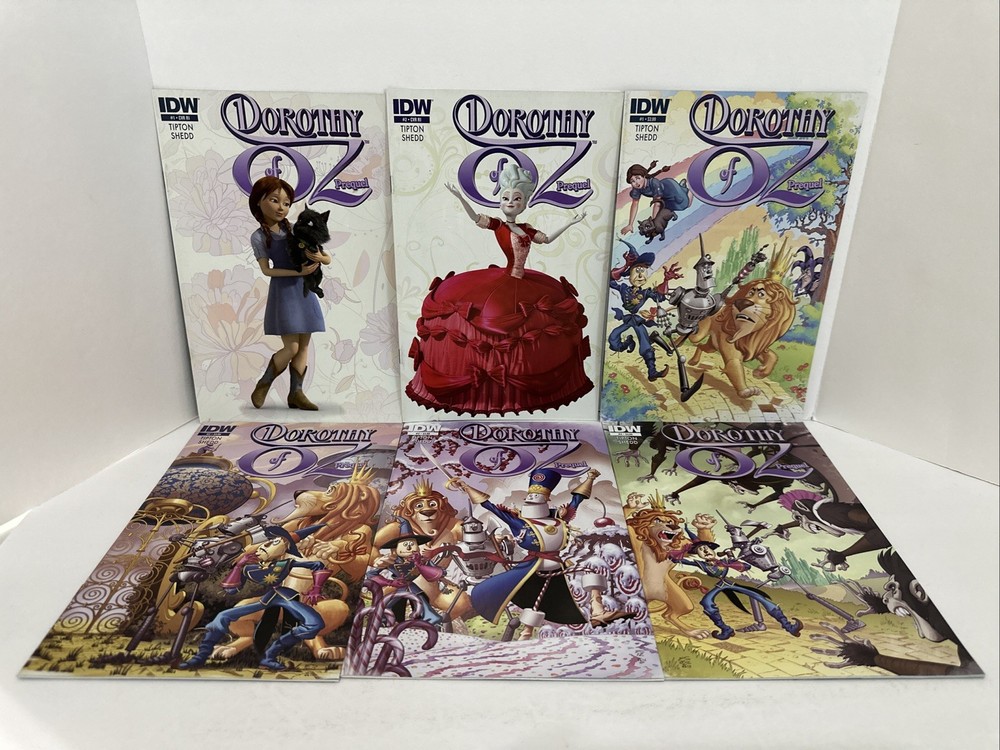 IDW Comics Dorothy of Oz Prequel Lot Set 1-4 with Tin Man Scarecrow Lion + Rare Issues