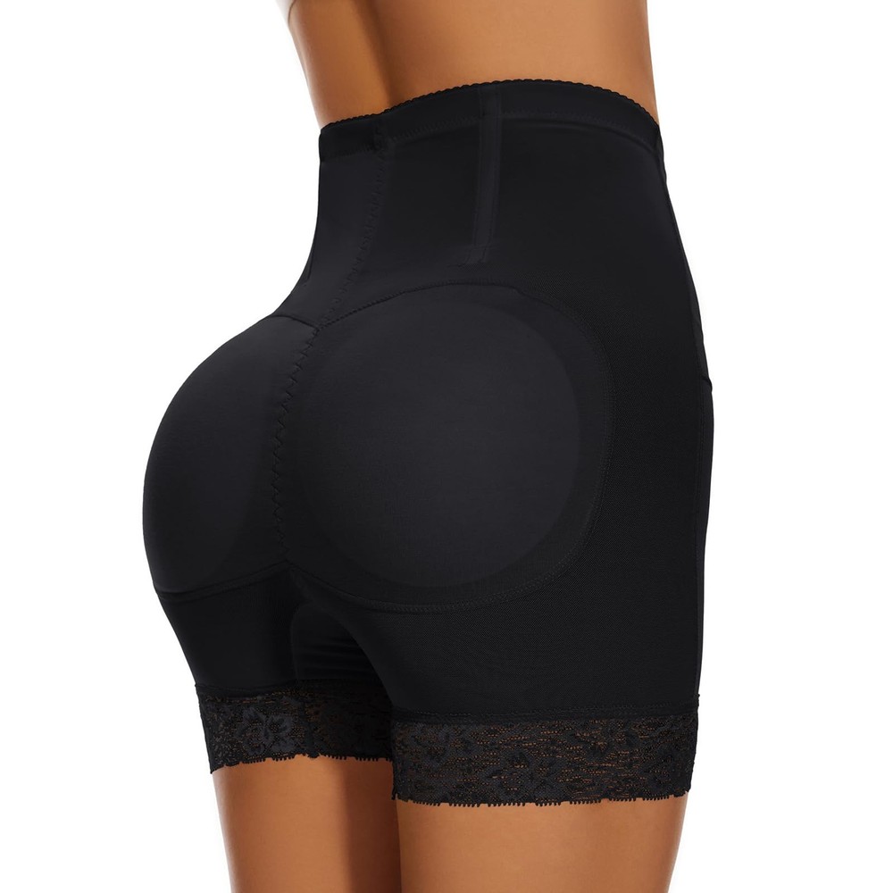 Seamless Padded Underwear for Women Butt Lifter Panties with Booty Pads Shapewear