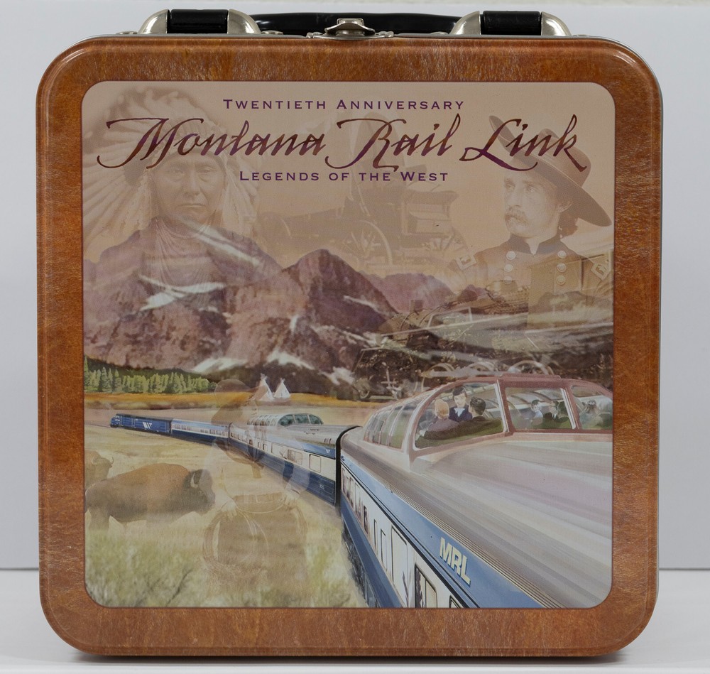 Montana Rail Link Official 20th Anniversary 2007 Lunch Box, New Unused