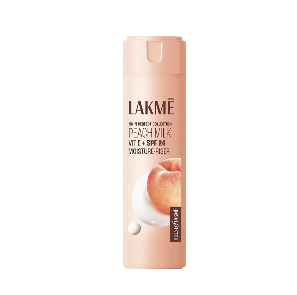 LAKME Peach Milk Moisturizer with SPF 24 for Hydrated Skin - 120ml