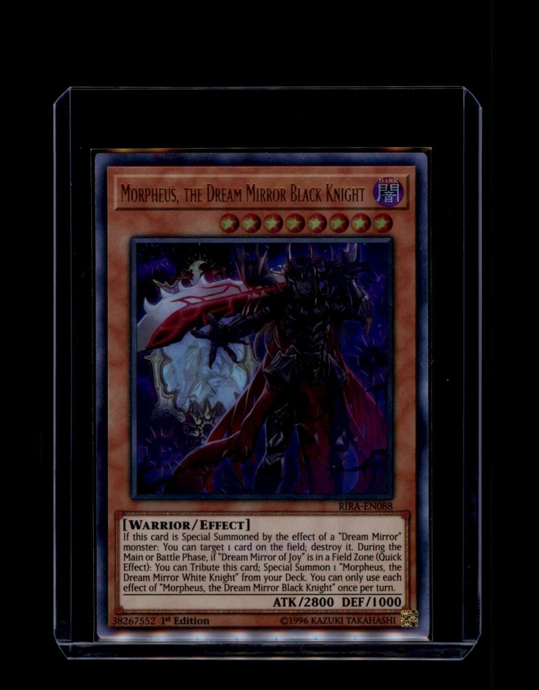 Yu-Gi-Oh! Morpheus, The Dream Mirror Black Knight RIRA-EN088 (UR) 1st Ed
