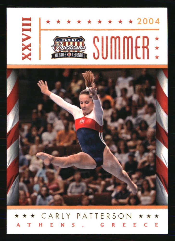 Carly Patterson 2012 Panini Americana Heroes & Legends #7 GYMNASTICS Card