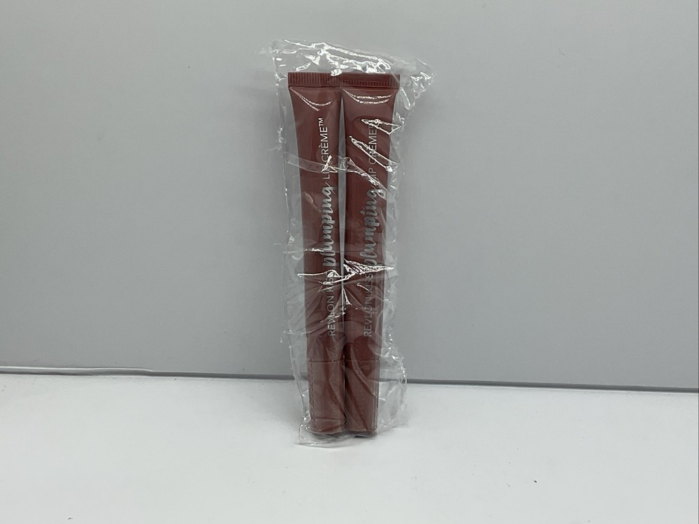 2 Pack - REVLON KISS PLUMPING LIP CREME 525 BARELY BLUSH