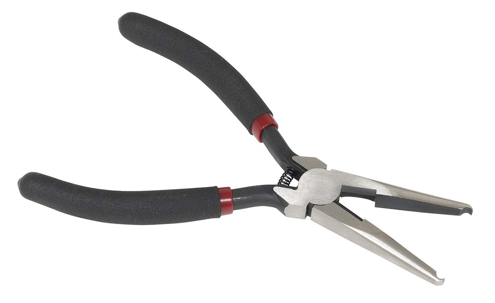 Lisle 42810 Plastic Clip Remover Pliers for Easy Fastener Removal  