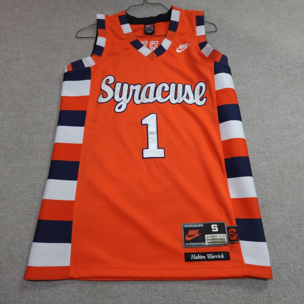 Vintage Nike Syracuse Orange Basketball Jersey Small Hakim Warrick Team