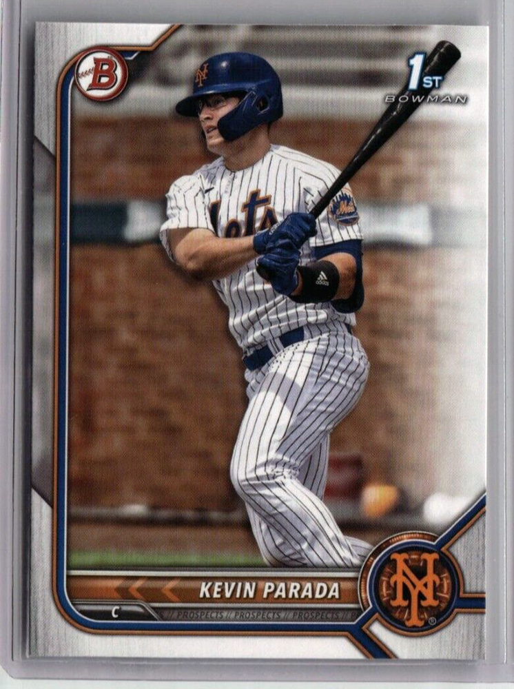 KEVIN PARADA ROOKIE 1ST BOWMAN BASEBALL CARD RC #BD-47 2022 MLB NEW YORK METS