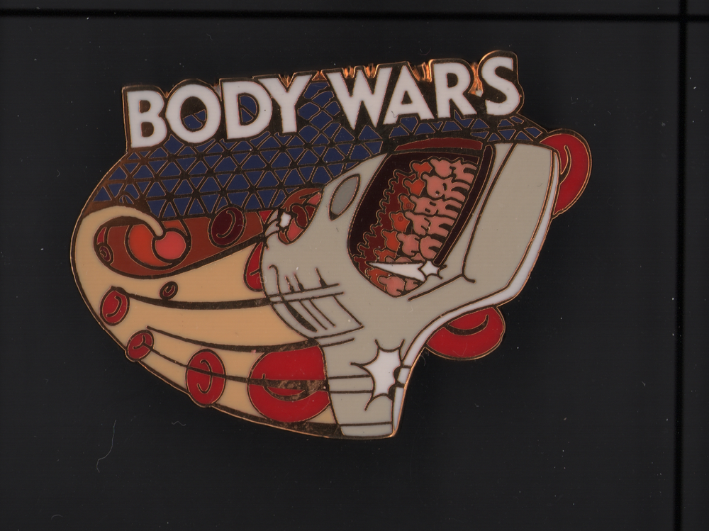 Old Rare Disney Pin Epcot Wonders Of Life Pavillion Closed Ride Body