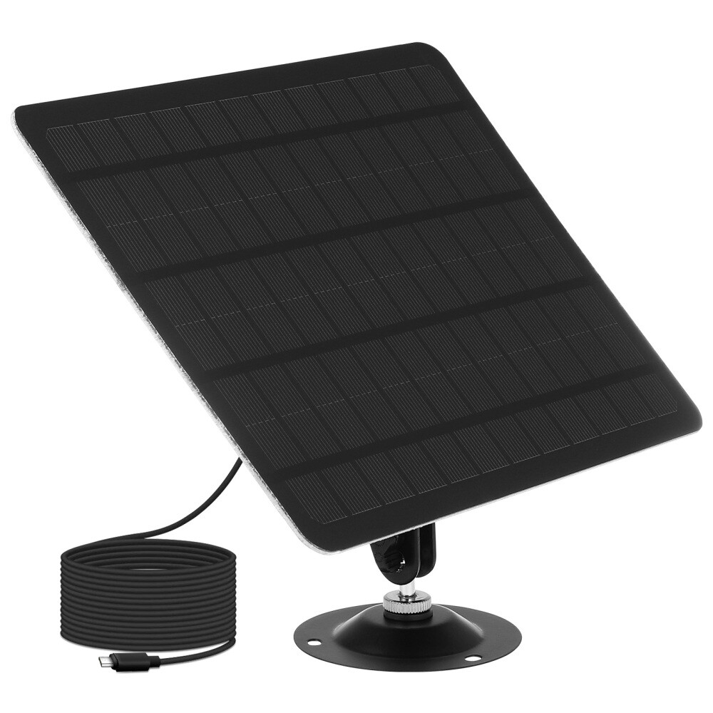 20W Solar Panel for Security Camera Wall Mount Charger Cell