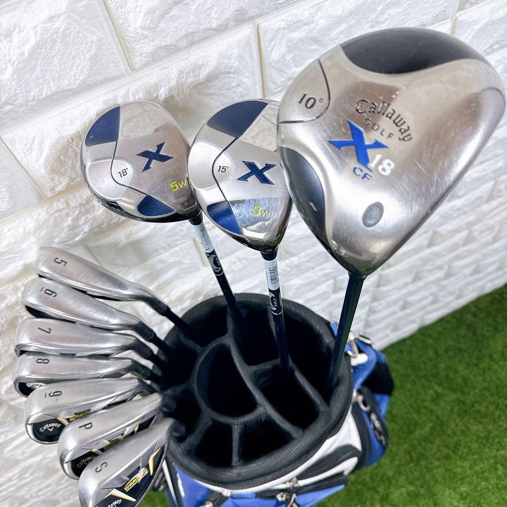 Callaway X 10-piece  Men's Golf Set (pls read the description)  no bag