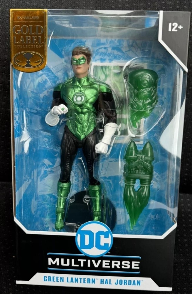 Mcfarlane DC Multiverse Green Lantern Hal Jordan Gold Label Figure