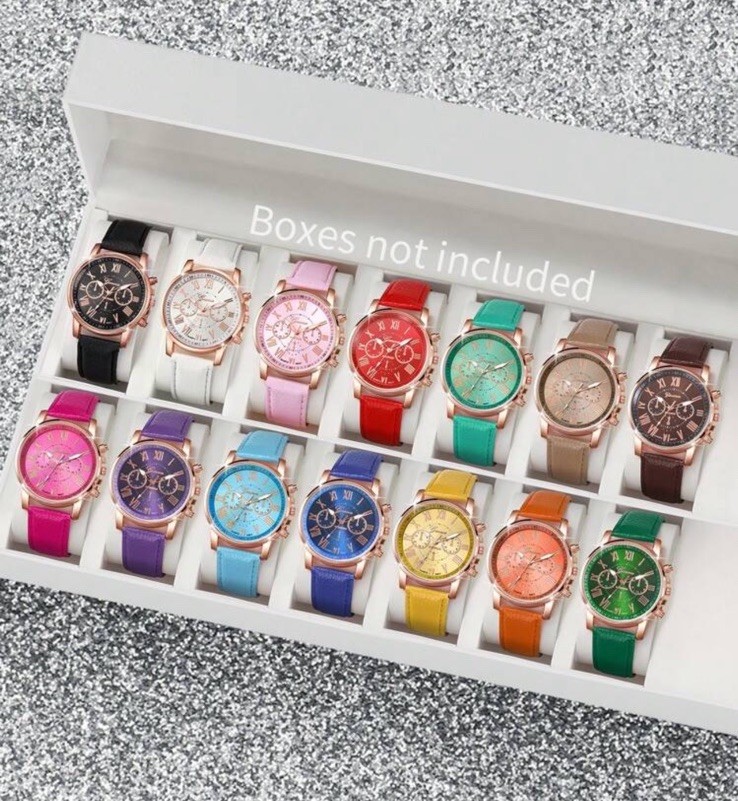14-Piece Women's Stylish Wristwatch Collection