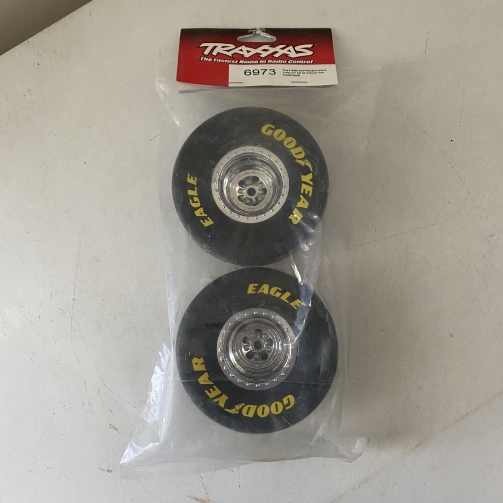 Traxxas Funny Car  Rear tires 6973 New Old Stock In Original Package