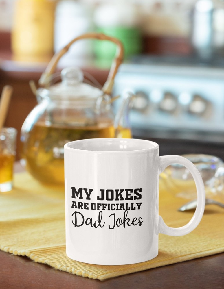 Expectant Dad Funny Coffee Mug Officially Dad Jokes Expecting Dad Gift Expecting