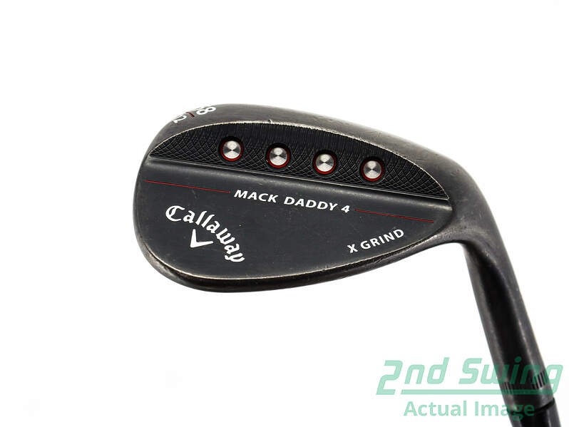 Callaway Mack Daddy 4 Black Lob Wedge 58° Stiff Steel Right 35.5in