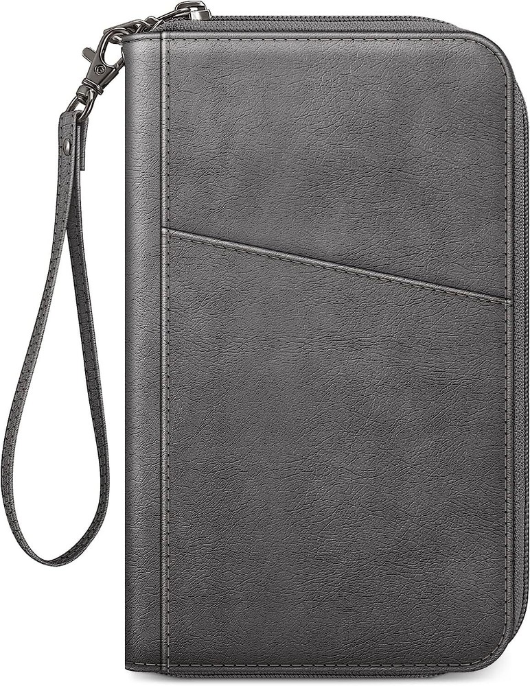 Travel Wallet & Family Passport Holder RFID Blocking Document Organizer Case Bag