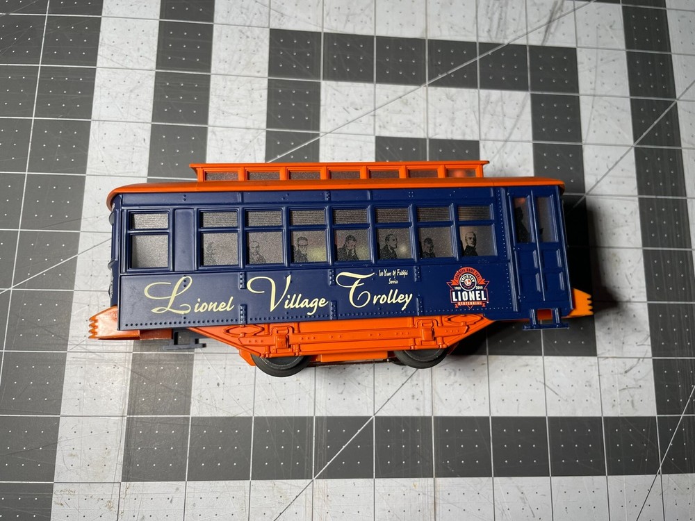 Lionel O Gauge Village Trolley Train Set 6-21969